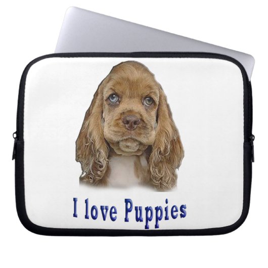 Welpenhund Laptopschutzhülle (Vorderseite)