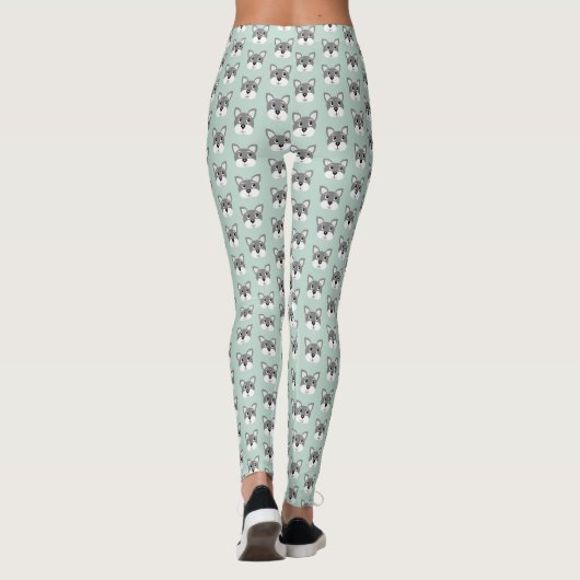 Welpenhund Leggings (Rückseite)