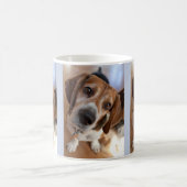 Welpenhund Lover 3 Benutzerdefinierte Foto Kaffeetasse (Mittel)