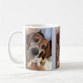 Welpenhund Lover 3 Benutzerdefinierte Foto Kaffeetasse (Links)
