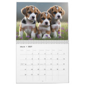 Welpenhund Lover Kalender (Mär 2027)