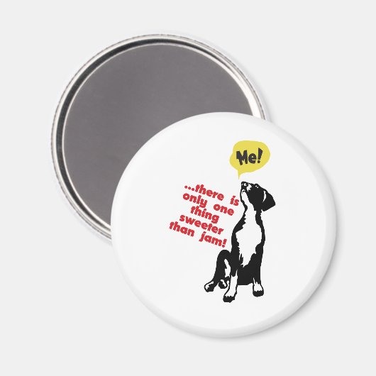 Welpenhund Magnet (Vorderseite/Rückseite)