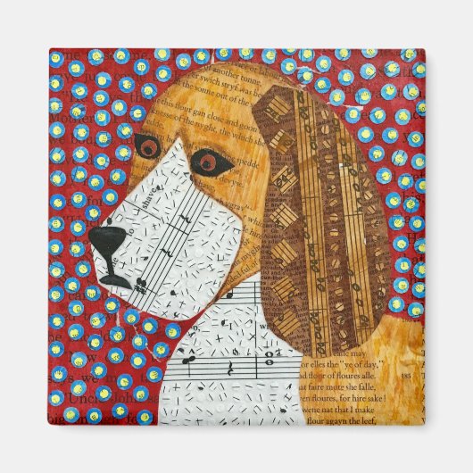 Welpenhund Magnet (Vorne)