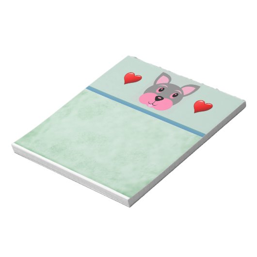 Welpenhund Notizblock (Rotiert)