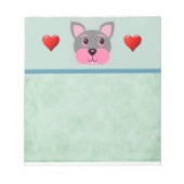 Welpenhund Notizblock (Vorderseite)