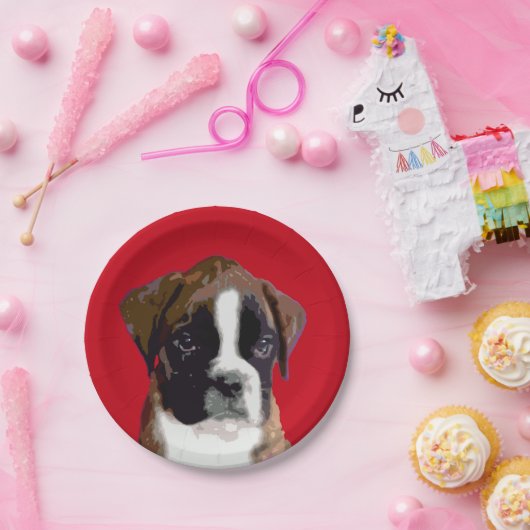 Welpenhund Pappteller (Party)