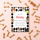 Welpenhund Pawty Einladung