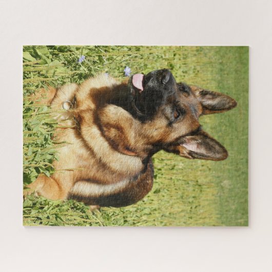 Welpenhund Puzzle (Horizontal)