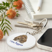 Welpenhund Schlüsselanhänger (Vorderseite rechts)