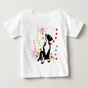 Welpenhund Stars Baby T-shirt