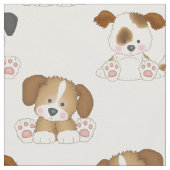 Welpenhund Stoff (Nahaufnahme)