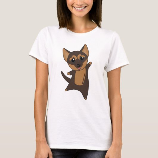 Welpenhund T-Shirt (Vorderseite)
