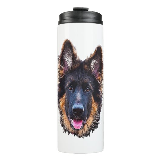 Welpenhund Thermosbecher (Vorderseite)