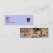 Welpenhund-Visitenkarte Mini Visitenkarte (Vorne/Hinten)