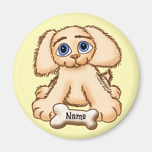 Welpenknochen Magnet (Vorne)