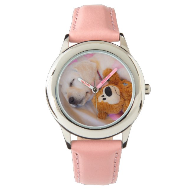 Welpenkuddles 02 armbanduhr (Vorderseite)