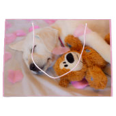 Welpenkuddles 02 große geschenktüte (Vorderseite)