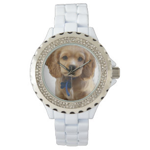 Welpenkunst Armbanduhr