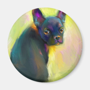 Welpenkunst der französischen Bulldogge Magnet