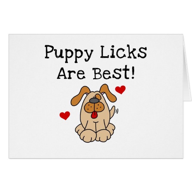 Welpenlicks sind die besten Hemden und Geschenke (Vorderseite (Horizontal))