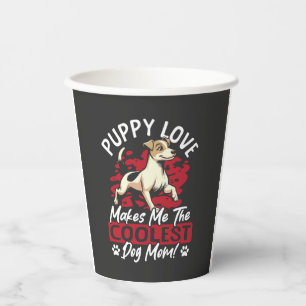 Welpenliebe die coolste Hundemutter! Meine Mutter  Pappbecher