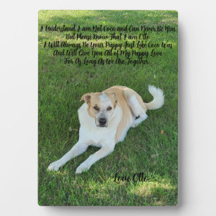Welpenliebe Fotoplatte