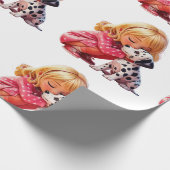 Welpenliebe Geschenkpapier (Ecke)