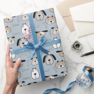 Welpenliebe Hunde Geschenkpapier