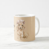 Welpenliebe-Mütze Kaffeetasse (VorderseiteRechts)