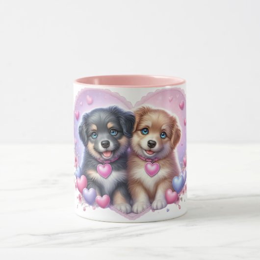 Welpenliebe Tasse (Zentrum)