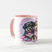 Welpenliebe Tasse (Vorderseite Links)