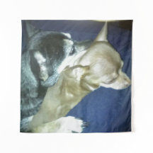 Welpenliebe Wandteppich