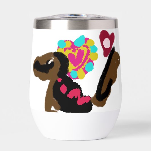 Welpenliebhaber warm (Vorderseite)