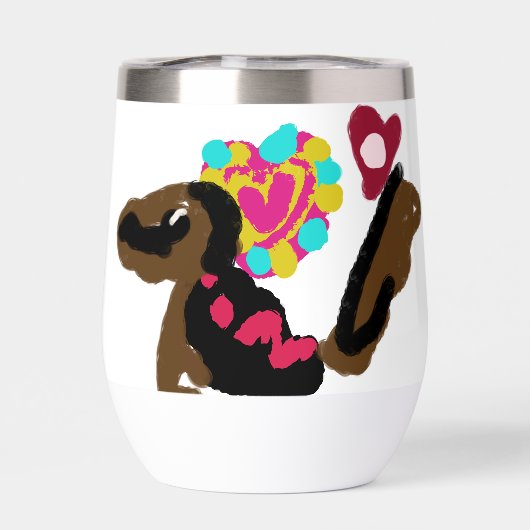 Welpenliebhaber warm (Rückseite)