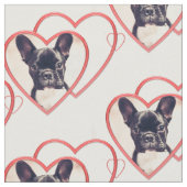 Welpenmuster Gewebe der Stoff (Nahaufnahme)