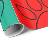 Welpenpaare auf den Plätzen Geschenkpapier (Rolleneckpunkt)