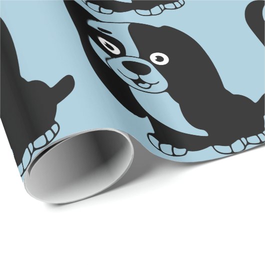 Welpenpapier Geschenkpapier (Rolleneckpunkt)