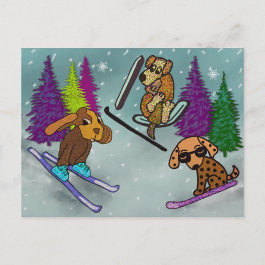 Welpenpferd Postkarte (Vorderseite)