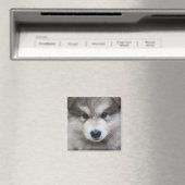Welpenportrait Magnet (In Situ (Geschirrspüler))