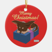 Welpenpräsenz Keramikornament (Vorne)