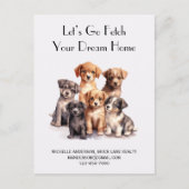 WelpenReales AnwesenFörderung der Landwirtschaft Postkarte (Vorderseite)