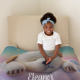 Welpenschlafen auf einer Wolke Fleecedecke