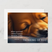 Welpenschrift Postkarte (Vorne/Hinten)