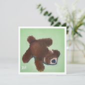 Welpenspielzeug Karte (Stehend Vorderseite)