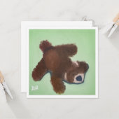 Welpenspielzeug Karte (Vorderseite/Rückseite Beispiel)