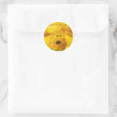 Welpensticker Runder Aufkleber (Tasche)