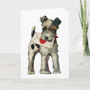 Welpenvalentinstag Karte
