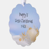 Welpenweih Ornament Karte (Links)