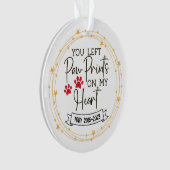 Welpenweihnacht Ornament (Vorderseite)