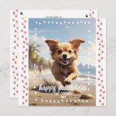Welpenweihnachtsfest Einladung (Vorne/Hinten)